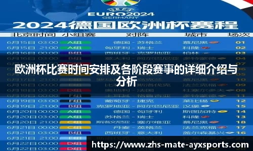 欧洲杯比赛时间安排及各阶段赛事的详细介绍与分析